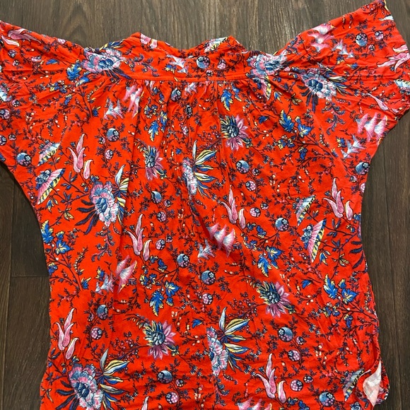 Anthropologie Maeve red blouse. Size M. - Picture 6 of 7